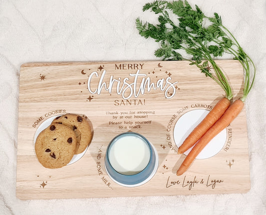 Santa Snack Board